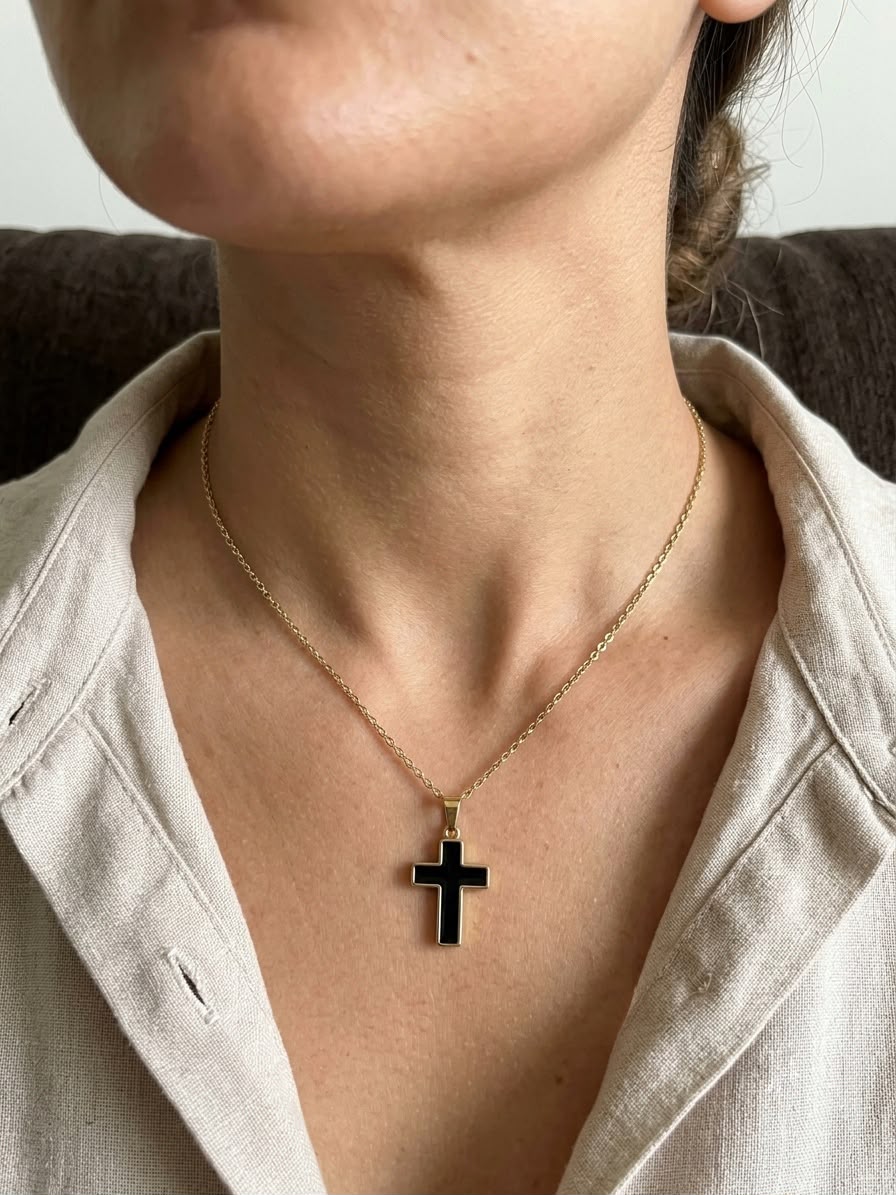 Eclipse Cross Necklace